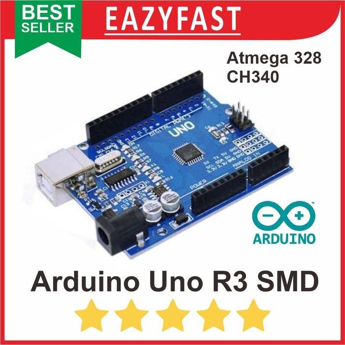 Arduino Uno R3 SMD CH340 Compatible Atmel Atmega Atmega328 328p 328 p ...