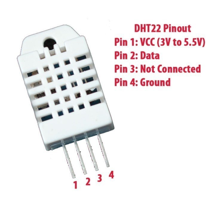 DHT22 Module Temperature Humidity Arduino Sensor Suhu Kelembaban Udara ...