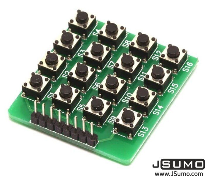 Numpad Keypad Module Arduino Keypad Numpad 4×4 16 Matrix Tactile Push Button Switch Arduino Input ...