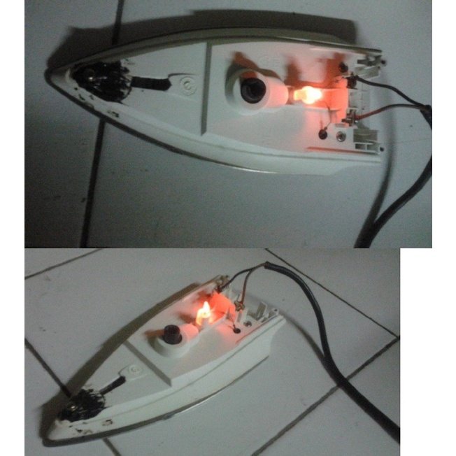 Lampu Pijar Setrika AC 220V Indikator LED Power Terminal Magic Com Jar ...