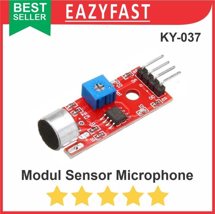 Modul Mic Microphone Sensor Sound Suara Detection Arduino – Eazyfast ...