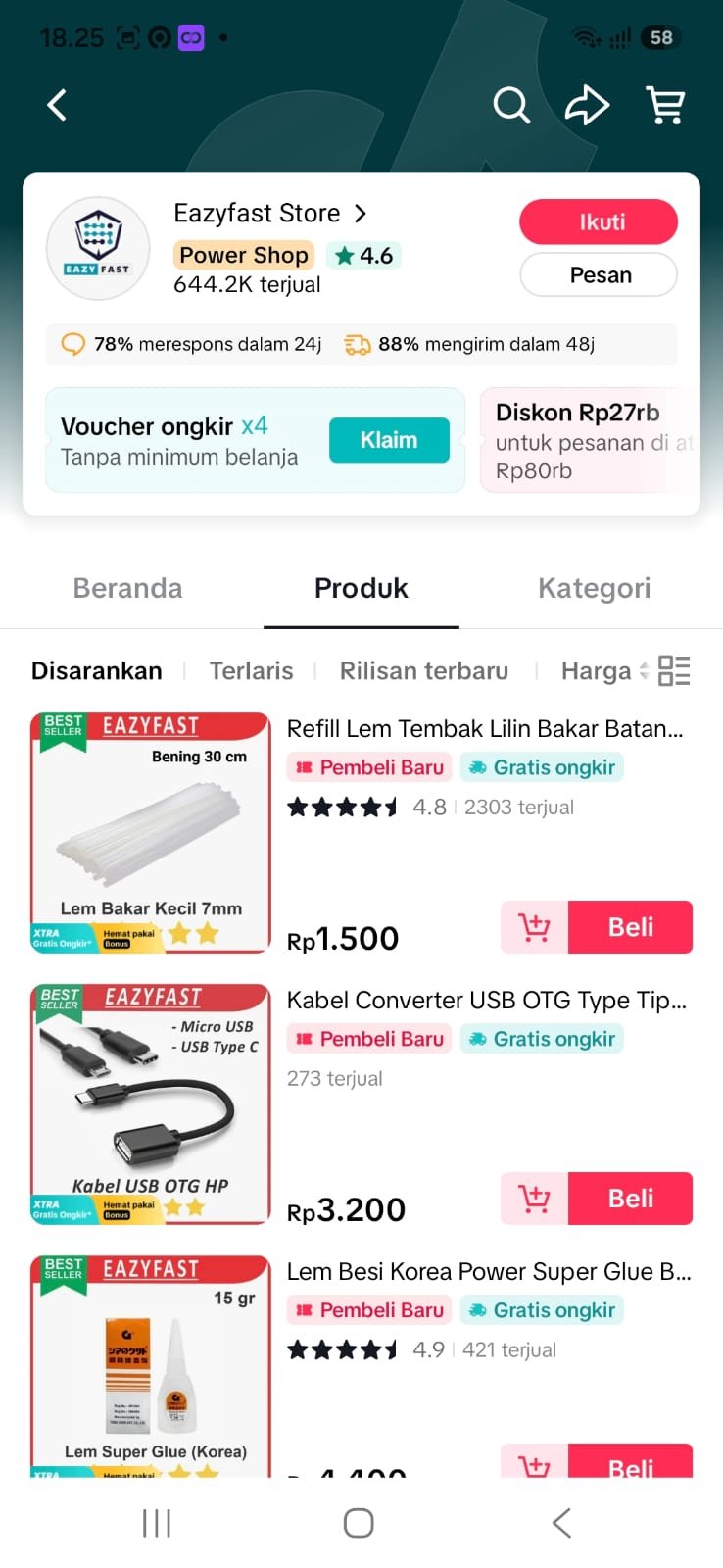 TikTok Store