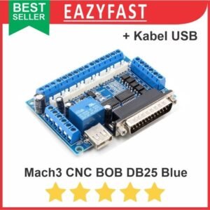 Paralel DB25 Mach3 Mach 3 5 Axis CNC Controller Breakout Board BoB