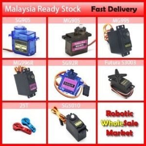 Motor Servo RC MG995 Half Metal Gear 180 Degree Sudut Derajat Drajat 10kg/cm Mini Micro Gearbox Gear Box MG995 MG 995 Tower Pro TowerPro - Image 3