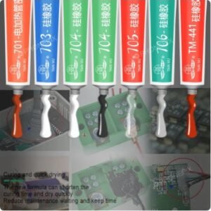 Lem Tian Mu Merah 705 Silicone Rubber Glue Sealant Seal Silikon Grease - Image 2