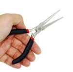Tang Capit Buaya 5 Inch Lancip Tekuk Multifungsi Long Nose Jaw Pliers - Image 2