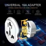Over Steker Stop Kontak 2 ke to 3 Adapter Converter Konverter Sambungan Colokan Listrik PLN 220V AC Universal Travel Adaptor EU AU UK US - Image 2
