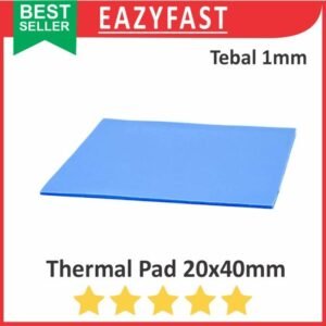Thermal Pad 1mm 2x4cm Insulation Silicone Compound CPU GPU VGA Chip IC