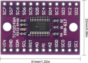Multiplexer i2c TCA9548A 8ch 8 Ch Channel Chanel Mux Multiplekser TCA - Image 2