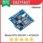 RTC DS1307 Real TIme Clock Arduino 24C32 32K I2C EEPROM bonus Baterai