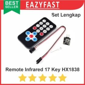 Remote Control 17 Tombol Key Infrared Infra Merah IR Arduino Sensor