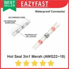 Hot Seal Merah Waterproof Wire Connector Heat Shrink Heatshrink Timah