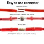 Hot Seal Biru Waterproof Wire Connector Heat Shrink Heatshrink Timah - Image 3