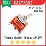Saklar Toggle Switch 1121 Besar 3 Pin Kaki 2 Posisi 3P 2 Way ON ON OFF