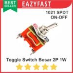 Saklar Toggle Switch 1021 Besar 2 Pin Kaki 2 Posisi 2P 2 Way ON OFF