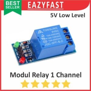 Modul Relay 1Ch 1 Ch Chanel Channel 5 V Volt 5V Module SPDT Low Level Arduino Compatible Opto Isolation