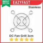 Fan Grill 3cm 30mm Ram Kawat Besi Pelindung Tutup Kipas DC PC CPU Case