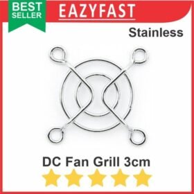 Fan Grill 3cm 30mm Ram Kawat Besi Pelindung Tutup Kipas DC PC CPU Case