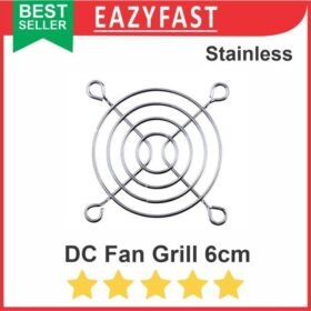 Fan Grill 6cm 60mm Ram Kawat Besi Pelindung Tutup Kipas DC PC Case 6