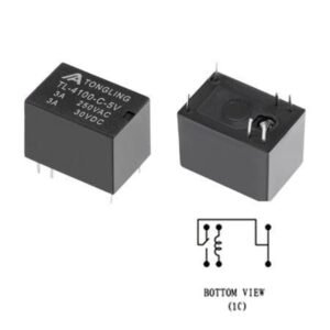 Relay 6 Kaki Pin DC 12V 12 V Volt SPDT Mini 30V 3A 250VAC - Image 3