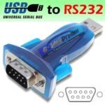 USB to RS232 232 Adapter Converter 9 Pin Serial DB9 Adaptor High Speed - Image 3