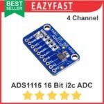 ADS1115 High Resolution 4 Channel ADC 16bit I2C Arduino Module