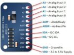 ADS1115 High Resolution 4 Channel ADC 16bit I2C Arduino Module - Image 2