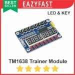 TM1638 Trainer Module I/O Input Output 8 bit Digit 7 Segment LED Key