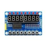 TM1638 Trainer Module I/O Input Output 8 bit Digit 7 Segment LED Key - Image 2
