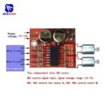 Driver Motor DC Mini H Bridge Dual Channel MX1508 bkn L9110S L298N - Image 3