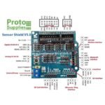 Arduino Uno Sensor Shield V5.0 Compatible - Image 3