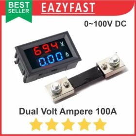 Dual Volt Amp Meter Digital Voltmeter Ampere Meter 100A 0-100V 100 A