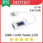 USB Tester Doctor Volt Ampere Meter ukur Charger mah Kapasitas Baterai