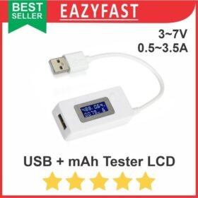 USB Tester Doctor Volt Ampere Meter ukur Charger mah Kapasitas Baterai