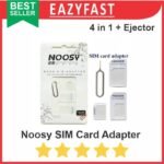 Noosy Nano Micro Mini SIM Card Pin Ejector HP Adapter Converter 4in1