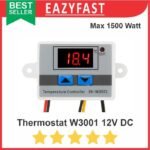 Thermostat W3001 12V DC Inkubator Atur Suhu Temperature Otomatis 3001