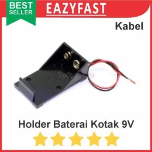 Kotak Tempat Case Holder Rumah Box Baterai Kotak 9v PP3