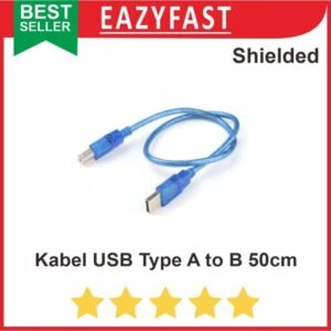 Kabel Data USB Type Tipe A to B Arduino Uno Mega Printer 50 cm