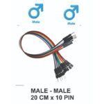 Jumper Cable Kabel Dupont 20 cm isi 10 male-male Arduino Bread Board - Image 2