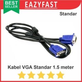Kabel VGA Cable 1.5m 1.5 meter D-SUB DB15 DA-15 Display Monitor LCD