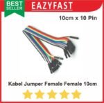 Kabel Jumper Cable Dupont 10 cm x 10 female female Arduino Breadboard