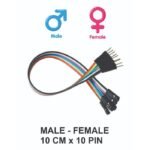 Kabel Jumper Cable Dupont 10 cm isi 10 male female Arduino Breadboard - Image 2