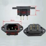 Socket Kabel Power AC 3 Lubang Pin PSU Komputer PC CPU Male Cowo - Image 3