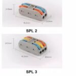 Terminal Block Clamp Wago Konektor 2p 2 Way Wire Kabel SPL 222 422 - Image 3