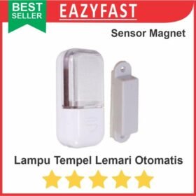 Lampu Tempel LED Sensor Otomatis Emergency Darurat Kolong Laci Lemari