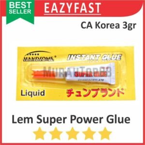 Lem Besi Cair G CA Korea Dextone Alteco 110 Power Super Glue Tube Renceng Instant Kecil 3gr 3 gr gram Adhesive - Image 3