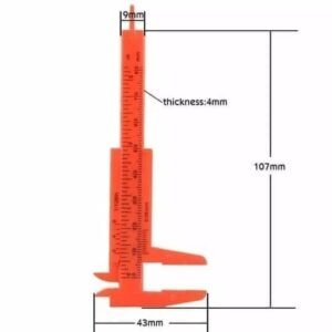 Jangka Sorong Caliper Sigmat Plastik Mini 80mm - Image 4