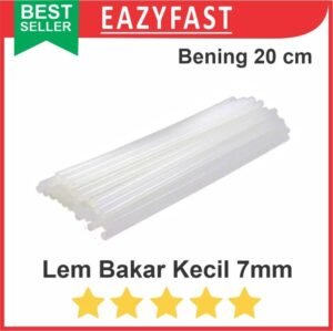 Lem Lilin Bakar isi Glue Gun Sticks Batang Tembak Kecil dia 7mm 30 cm