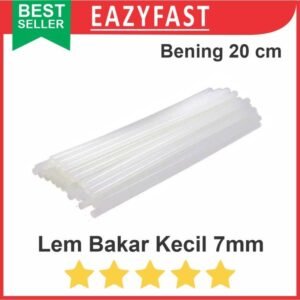 Lem Lilin Bakar isi Glue Gun Sticks Batang Tembak Kecil dia 7mm 30 cm