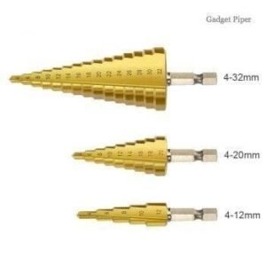 Mata Bor Step Drill Bits Multi Sze 4-32mm HSS Pagoda Kerucut Cone - Image 3